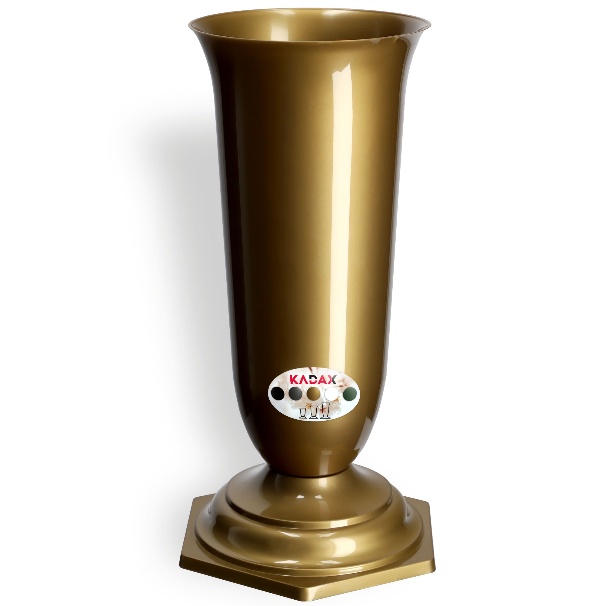 

Wazon Flakon Na Cmentarz Grób Nagrobek Złoty 37cm