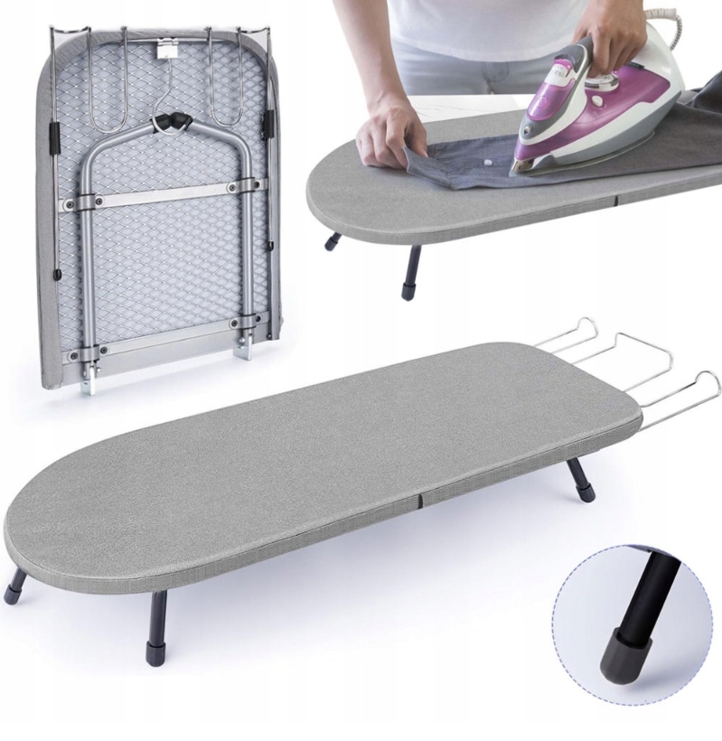 Žehlicí Prkno Skládací, Stabilní, 81 X 30 CM S Věšákem