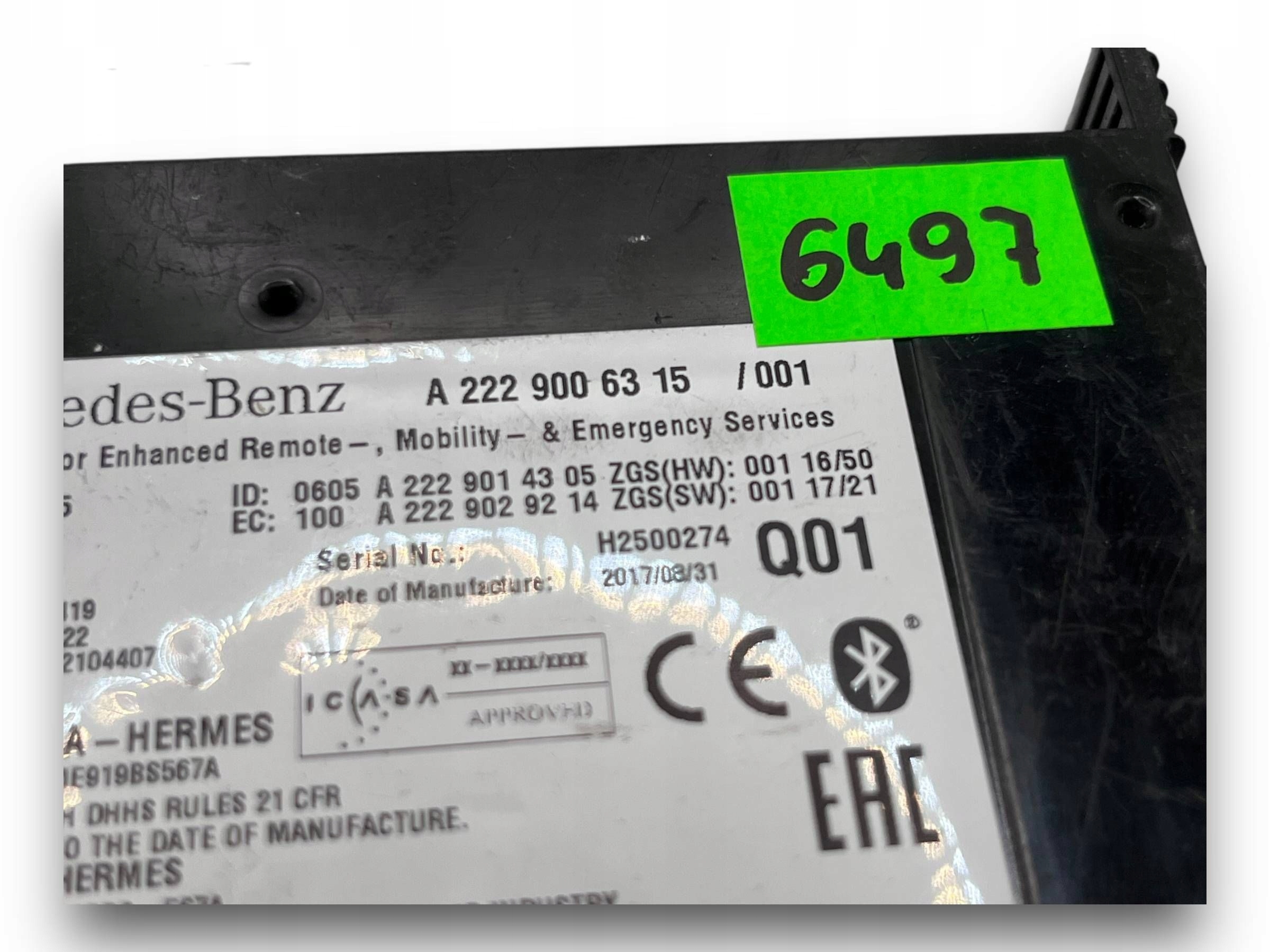 2229006315 module control unit TELEMATIC MERCEDES !J