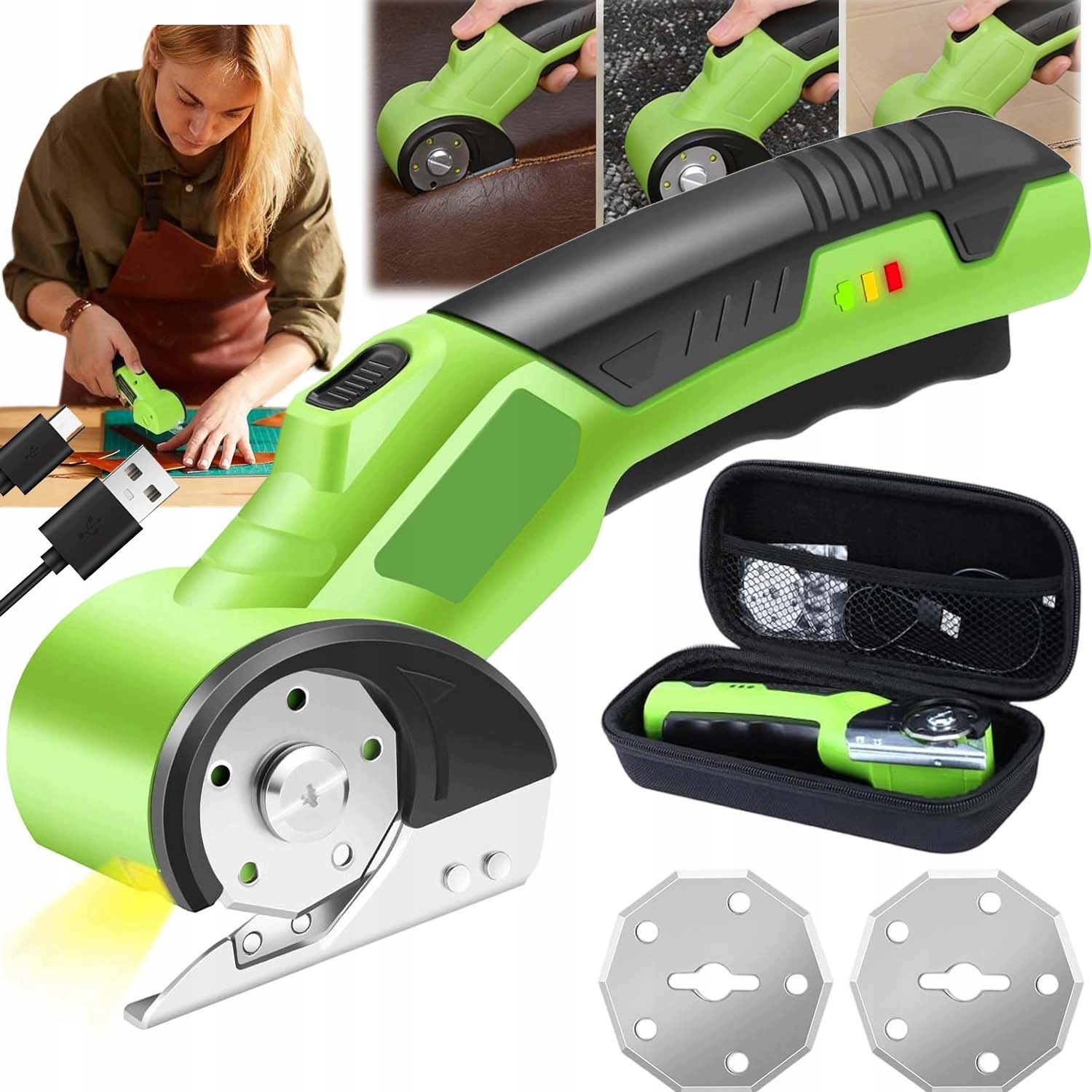 Elektrické Bezdrátové Nůžky, Rotační Řezačky Pro Řezání Kartonu