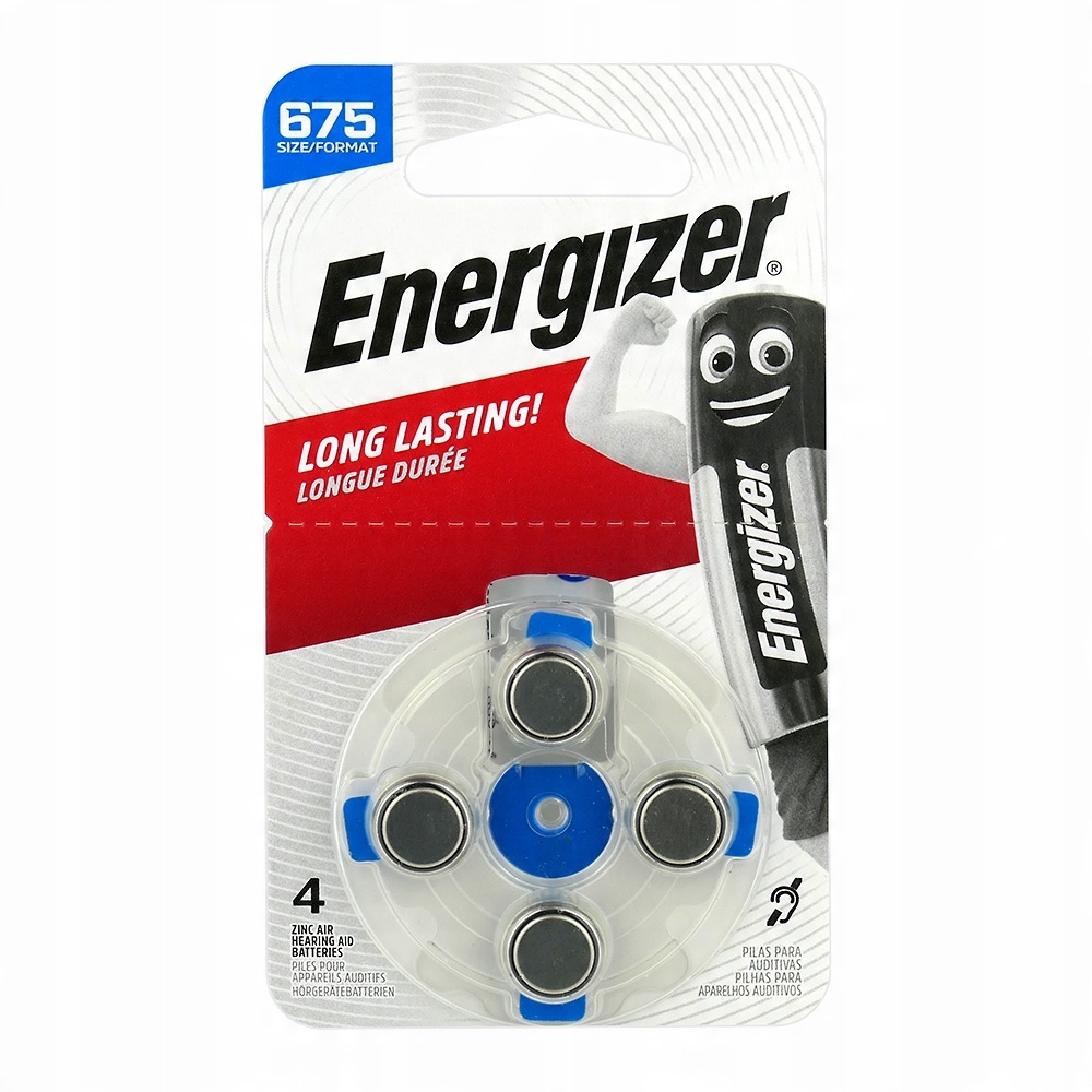 

4 x Baterie Do Aparatów Słuchowych Energizer 675