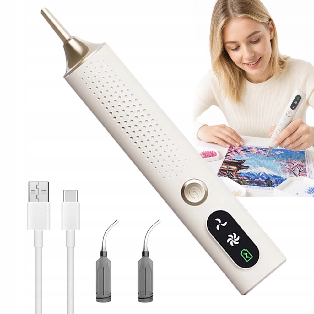 Vakuová Tužka Na Diamantovou Mozaiku 500MAH Usb-c