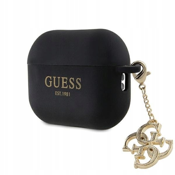 Guess GUAP2LECG4K AirPods Pro 2 (2022/2023) cover czarny/black Liquid Silic