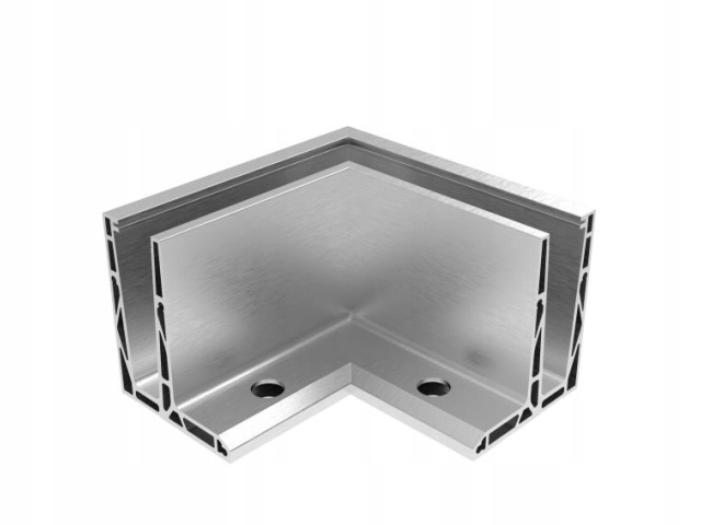 Vonkajší Roh Hliníkovej Lišty Eco 12,00 – 21,52 Satén