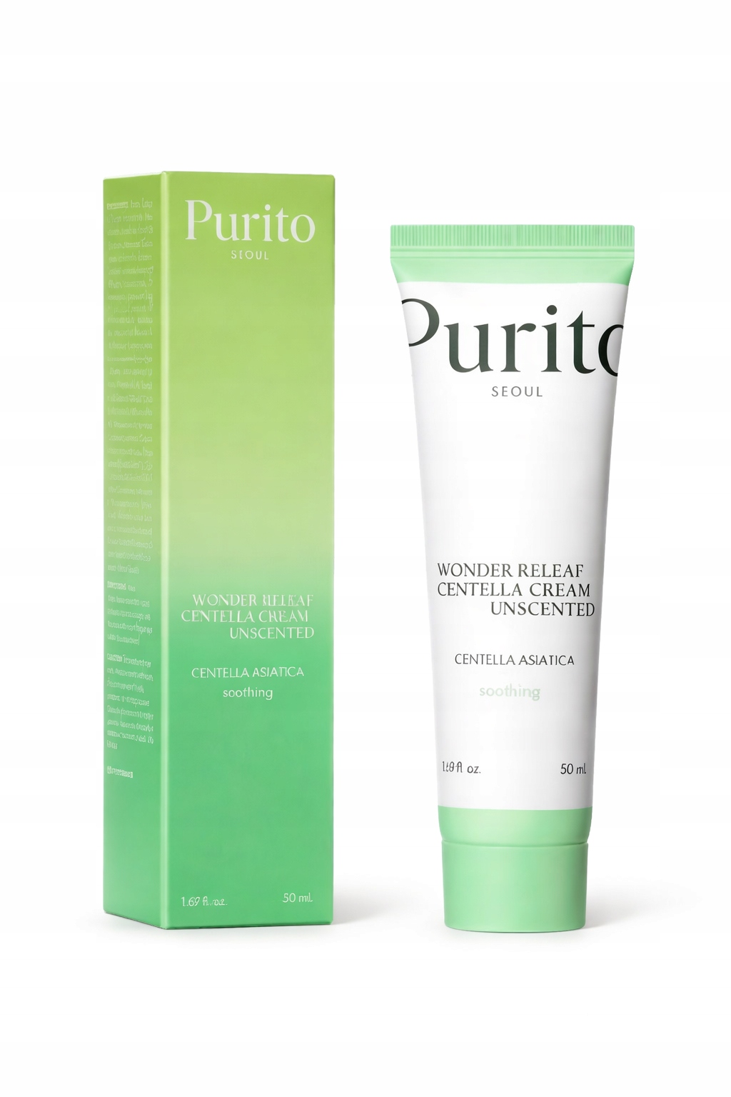 Korea! Purito Wonder Releaf Regenerační krém s pupečníkem a ceramidy 50 ml