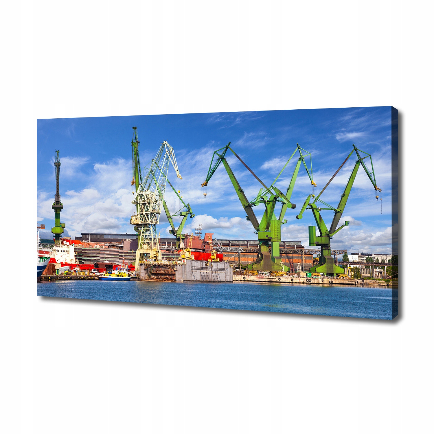 

Foto obraz na płótnie Stocznia w Gdańsku 140x70 cm