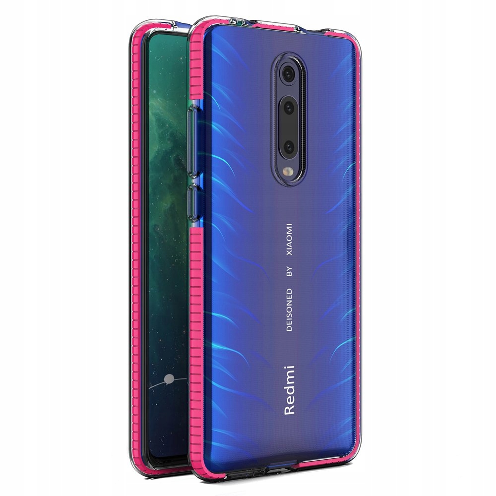 

Żelowe etui z kolorową ramką do Xiaomi Mi 9T