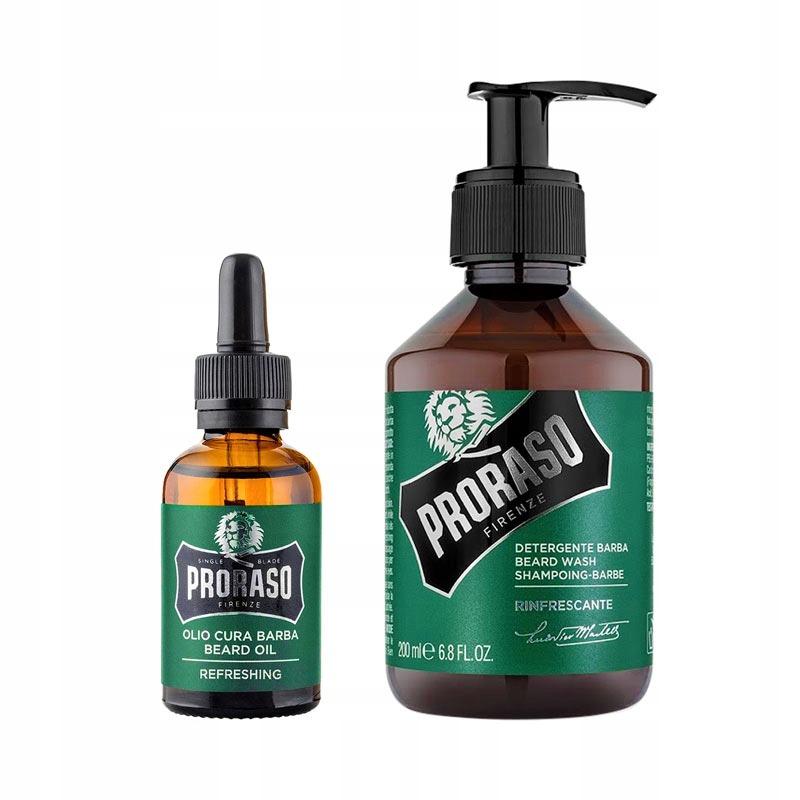 

Zestaw do brody Olejek Szampon Proraso Refreshing
