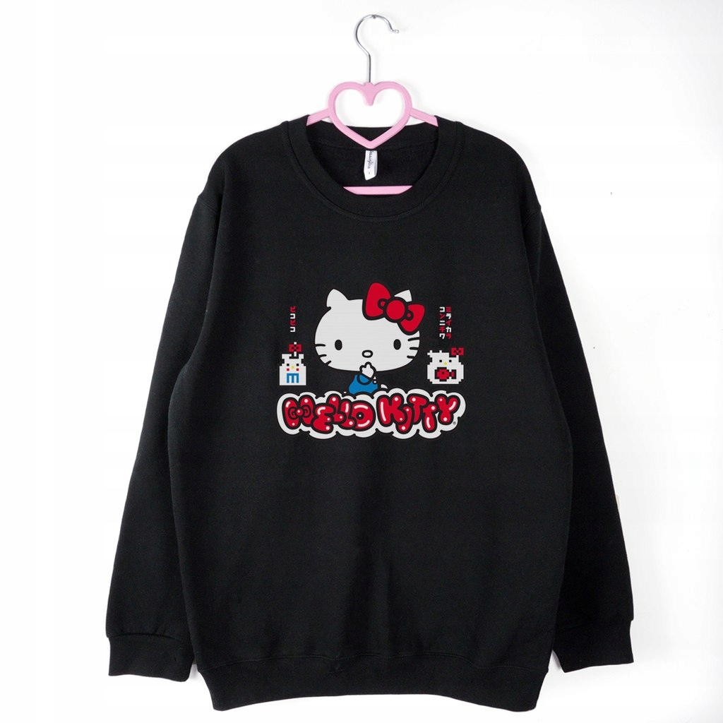 

Bluza Hello Kitty kawai kot czarna 146 152