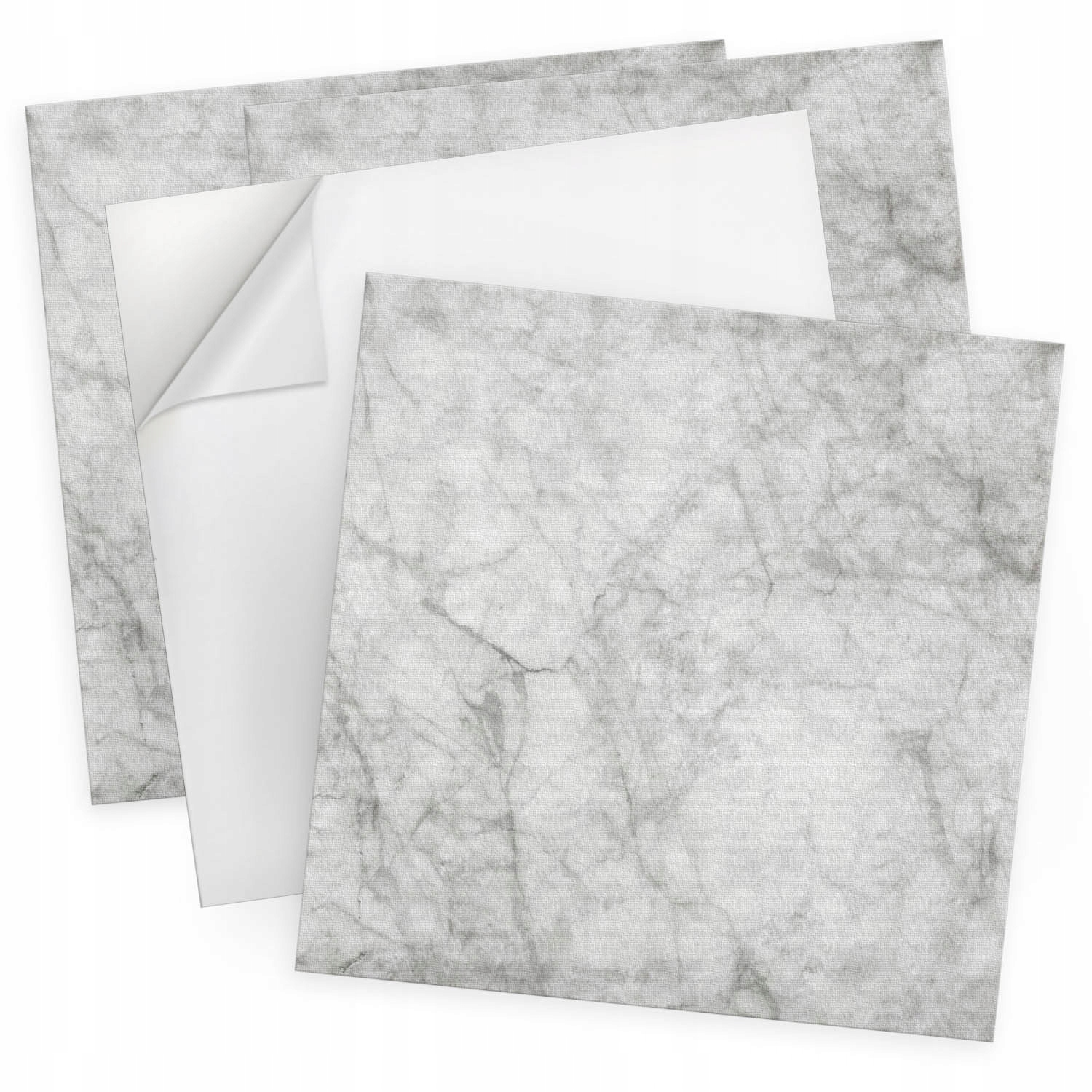 Balíček Pvc vinylových panelů Mramorový vzor s žilkami, 4 ks 50x50 cm