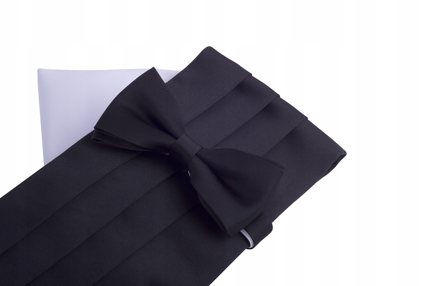 Španělský Černý Smokingový Pás S Kompletní Sadou Doplňků