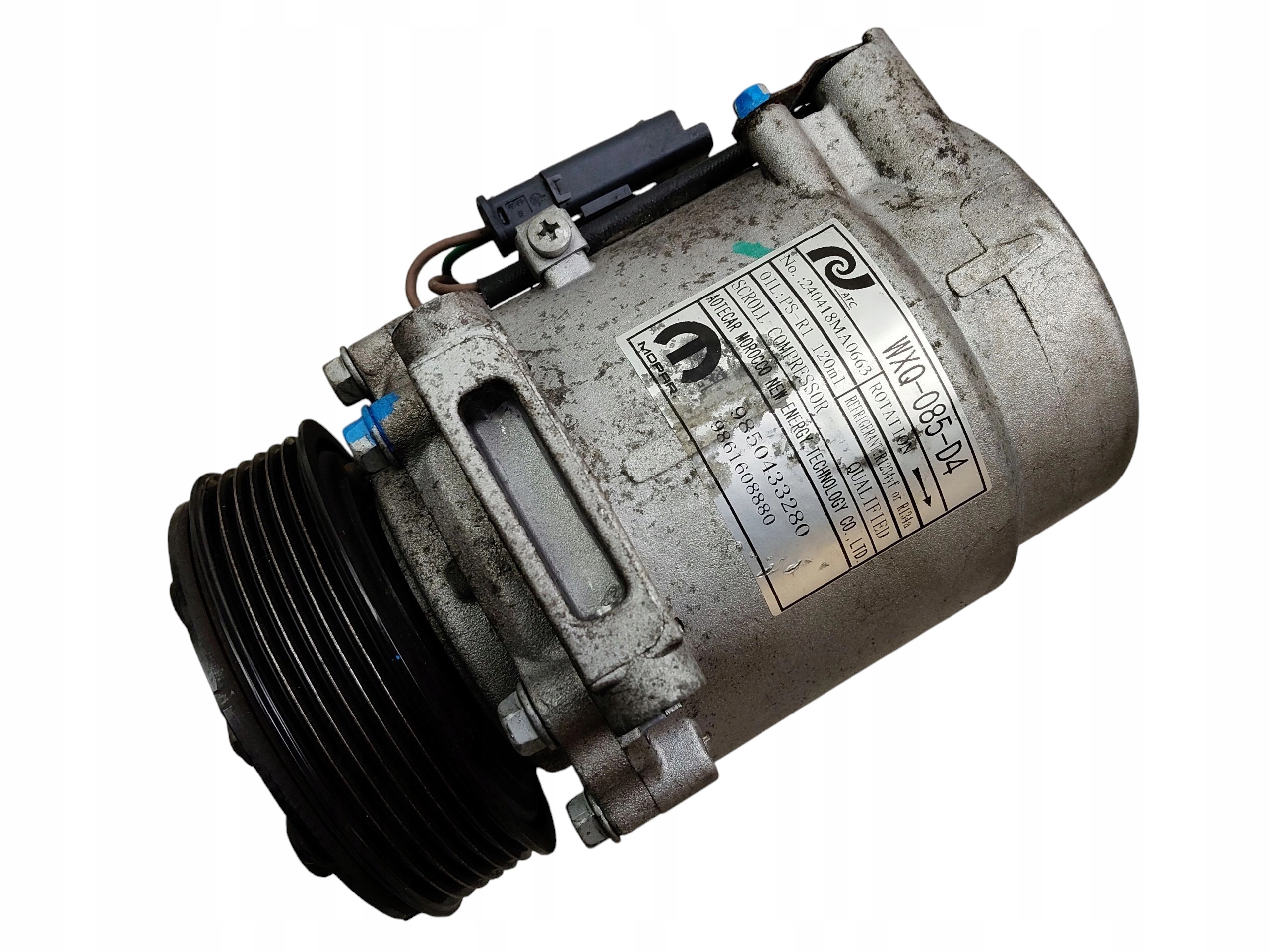 compressor compressor; of the air conditioning JEEP AVENGER (2022-) 9850433280