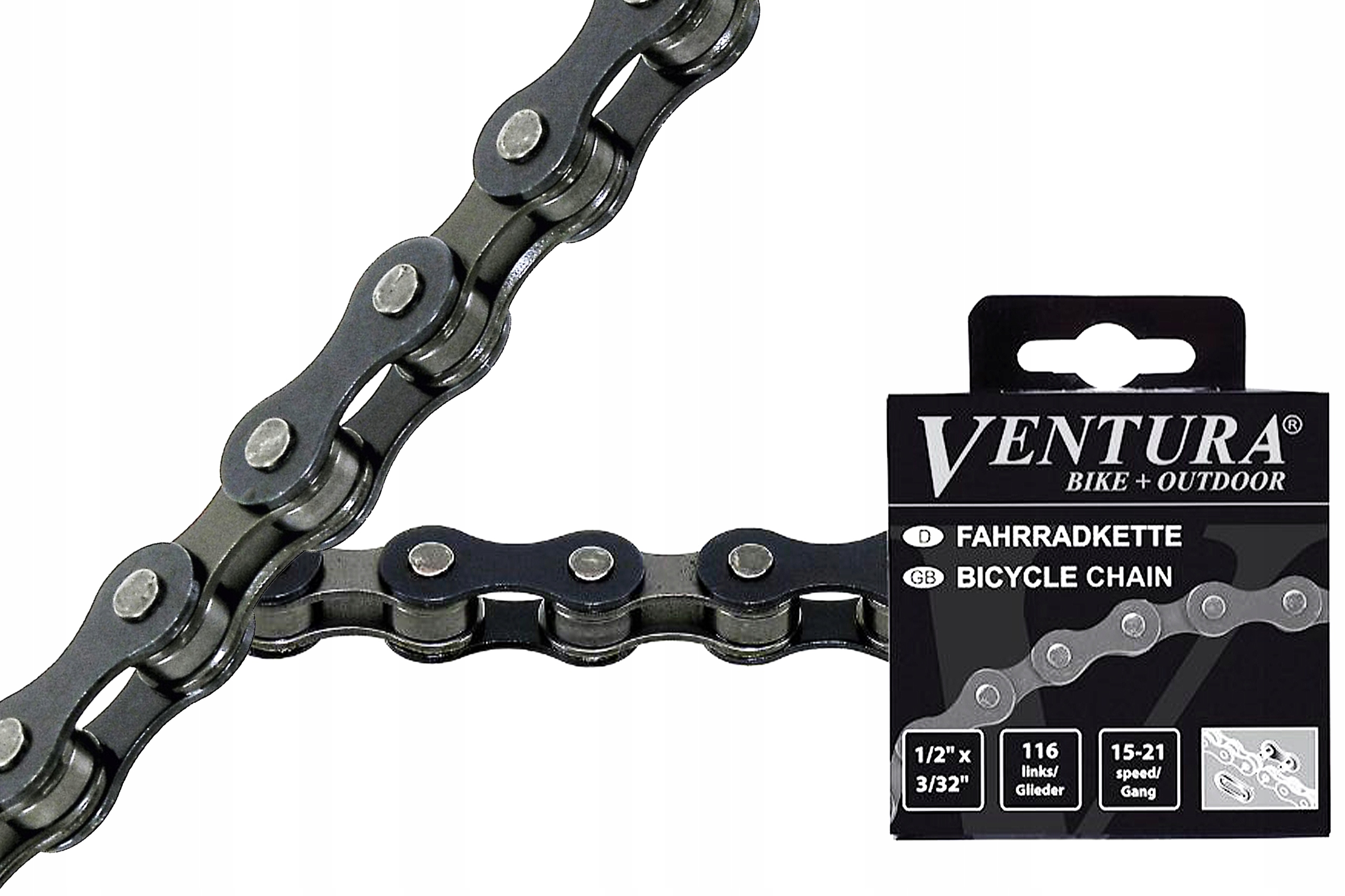 

Łańcuch Ventura 116 Ogniw 5/6/7/8-rzędowy Box