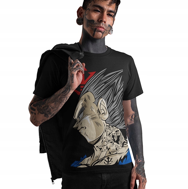 

Koszulka Dragonball Vegeta Tatoo