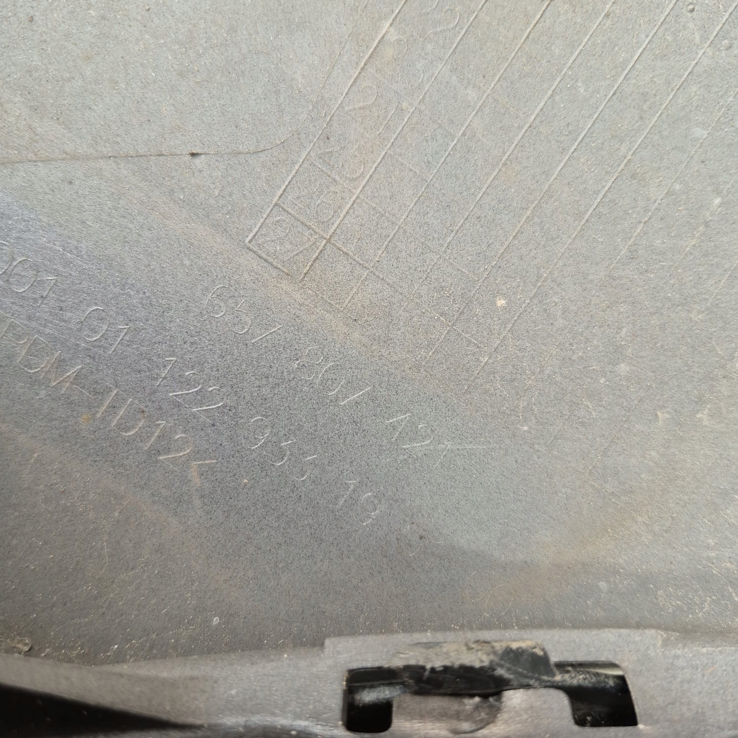 SKODA SCALA 19-23 bumper rear part rear PDC