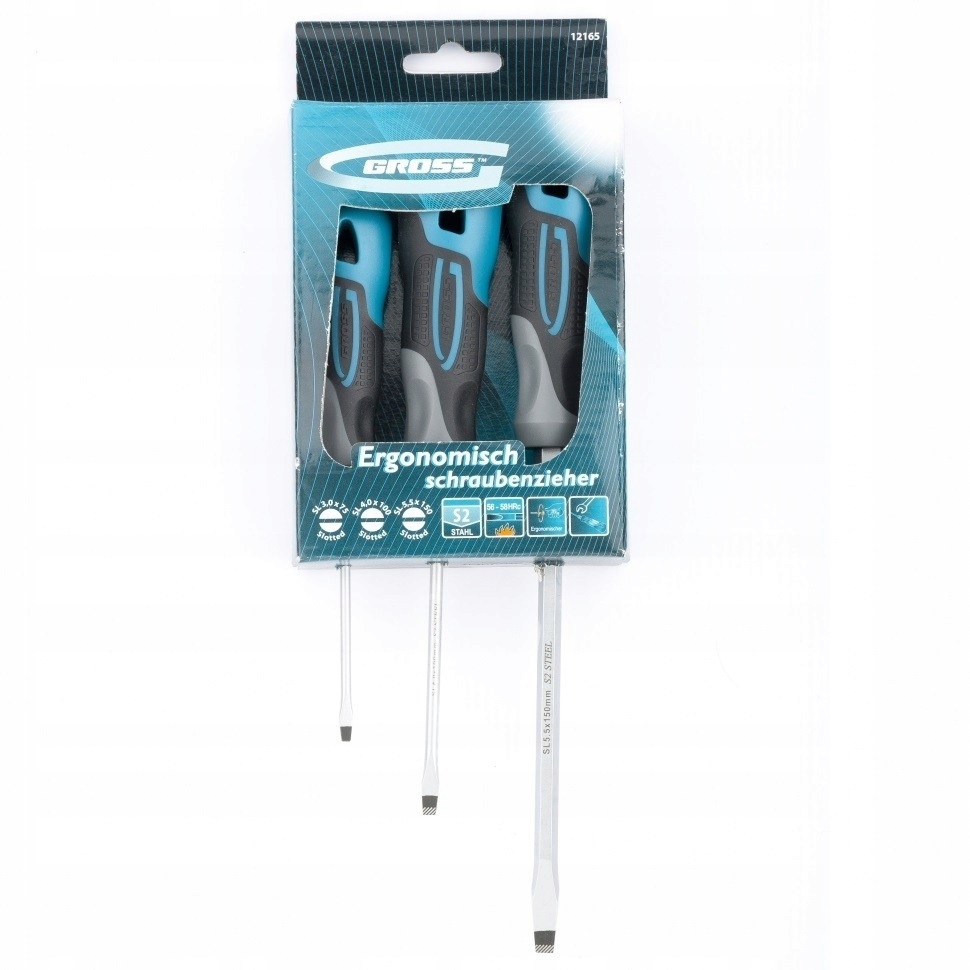 

Śrubokręt wkrętak zestaw wkrętaków Sl 3 szt Gross