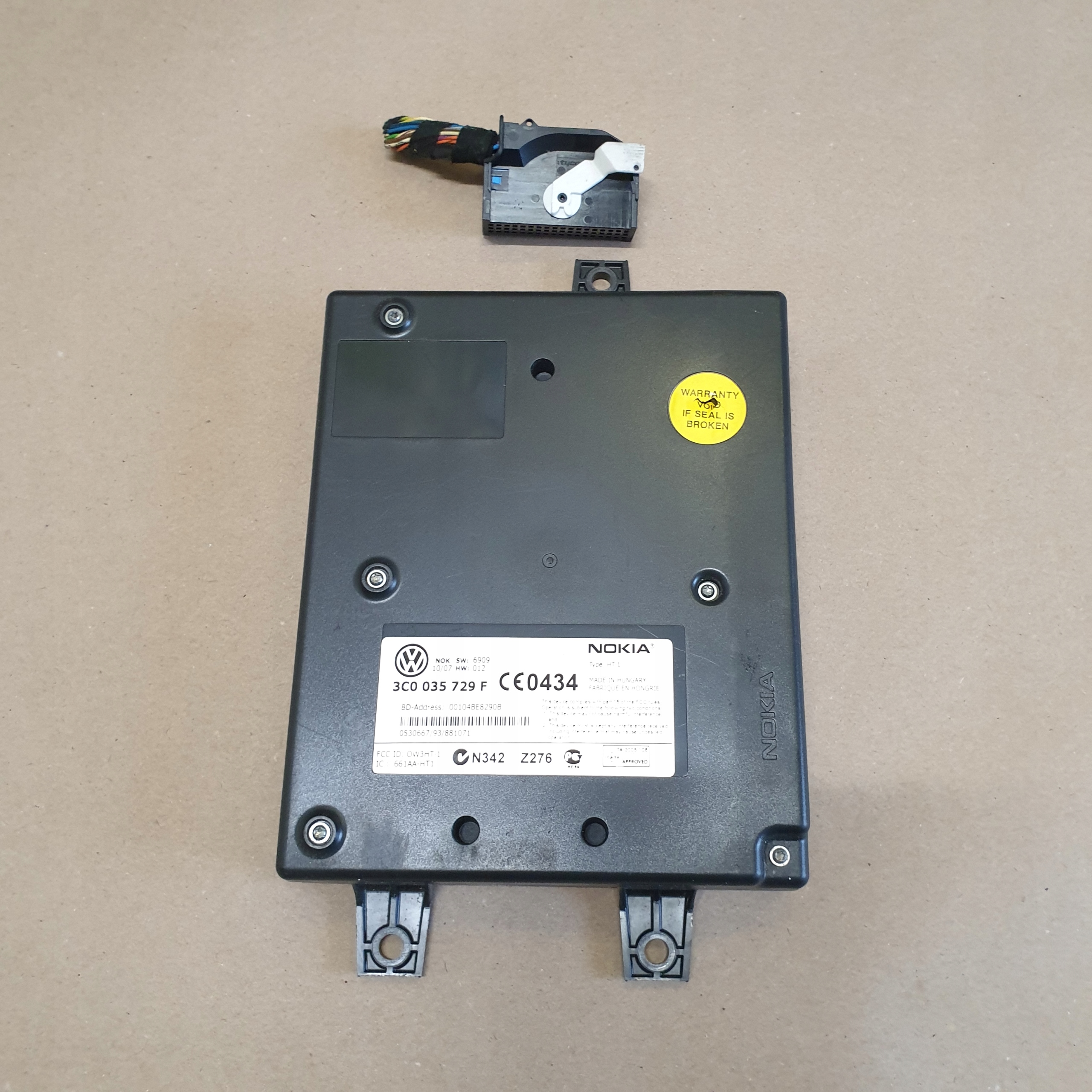 control unit module BLUETOOTH VW PASSAT B6 3C0035729F OE EU