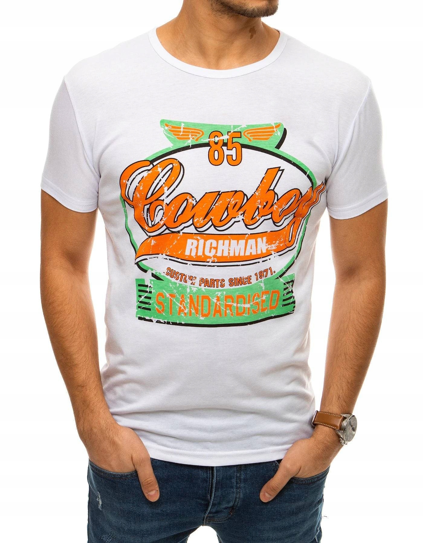 

Męska Koszulka T-shirt Z Nadrukiem rx4349 - XXL