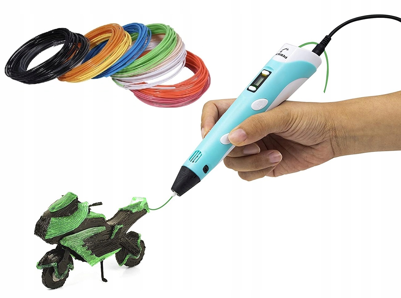 DŁUGOPIS DRUKARKA 3D PEN ZESTAW + WKŁADY 10 METRÓW Producent 3D PEN