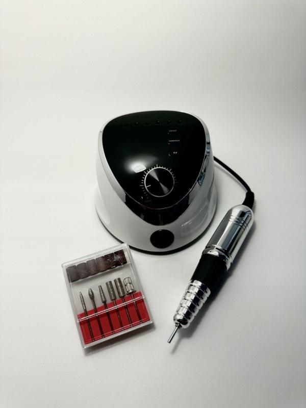 Bruska na nehty Clavier Fx 820 65W Bílá Manikúra Pedikúra Twist-Lock