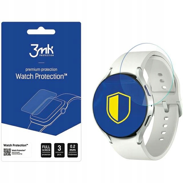 Hybrydowe Szkło Ochronne 3MK do Apple Watch Series 6 44mm