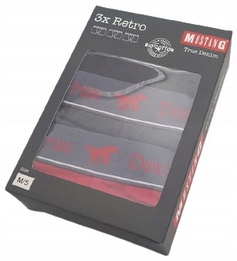 2X 3PAK MUSTANG BOKSERKI MĘSKIE WYSOKA JAKOŚĆ M Rozmiar M