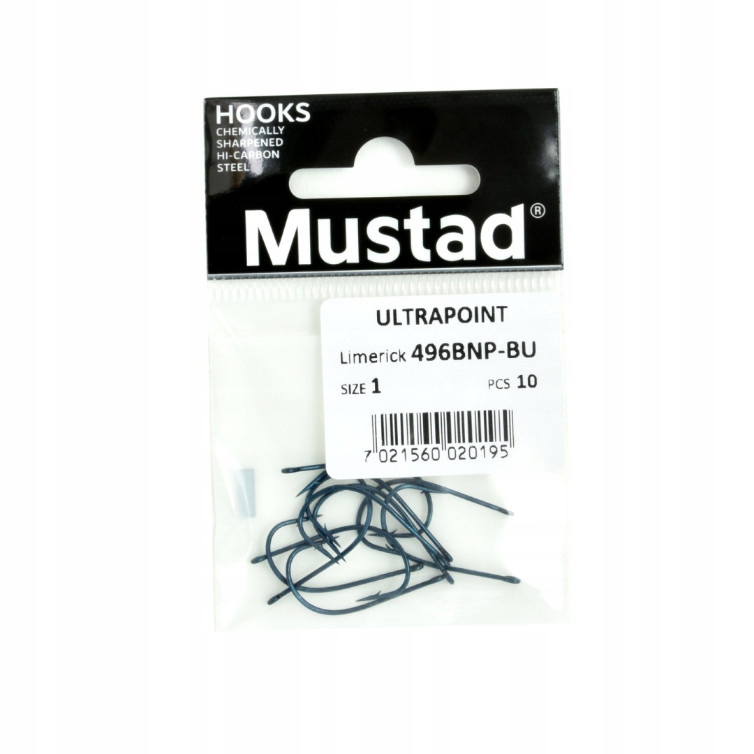 Mustad Haczyki gruntowe Mustad Ultra Point 496BNP #2/0 10szt. Kute