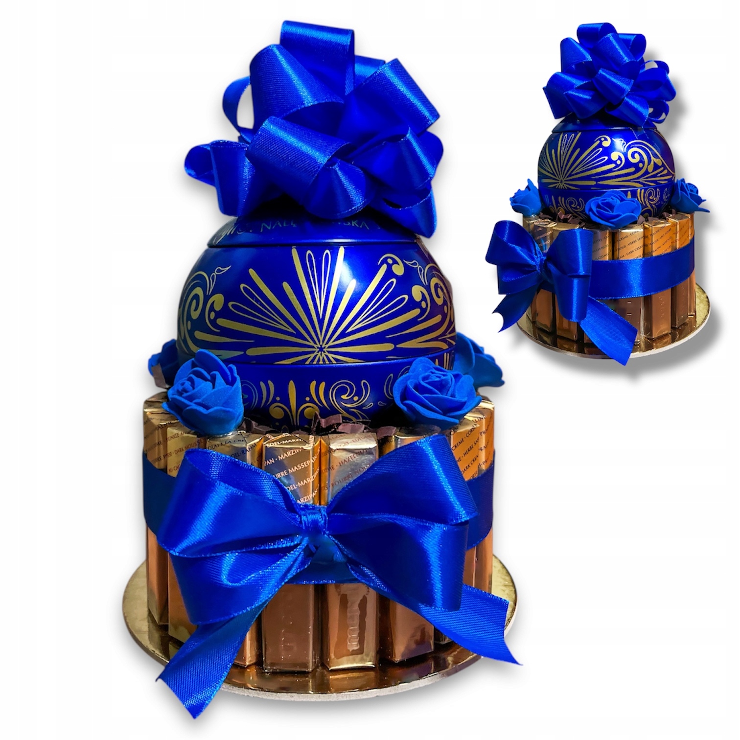 Zestaw prezentowy Tort na Urodziny Walentynki Ślub Dla Mamy Taty Babci