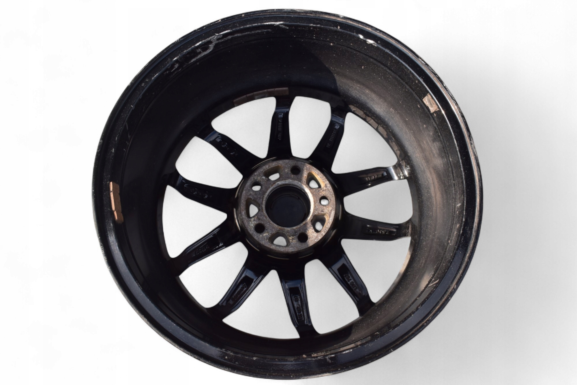disc aluminium RIAL LUCCA BLACK GLOSS 7.5" x 17" ET45 5x112 KBA 51889