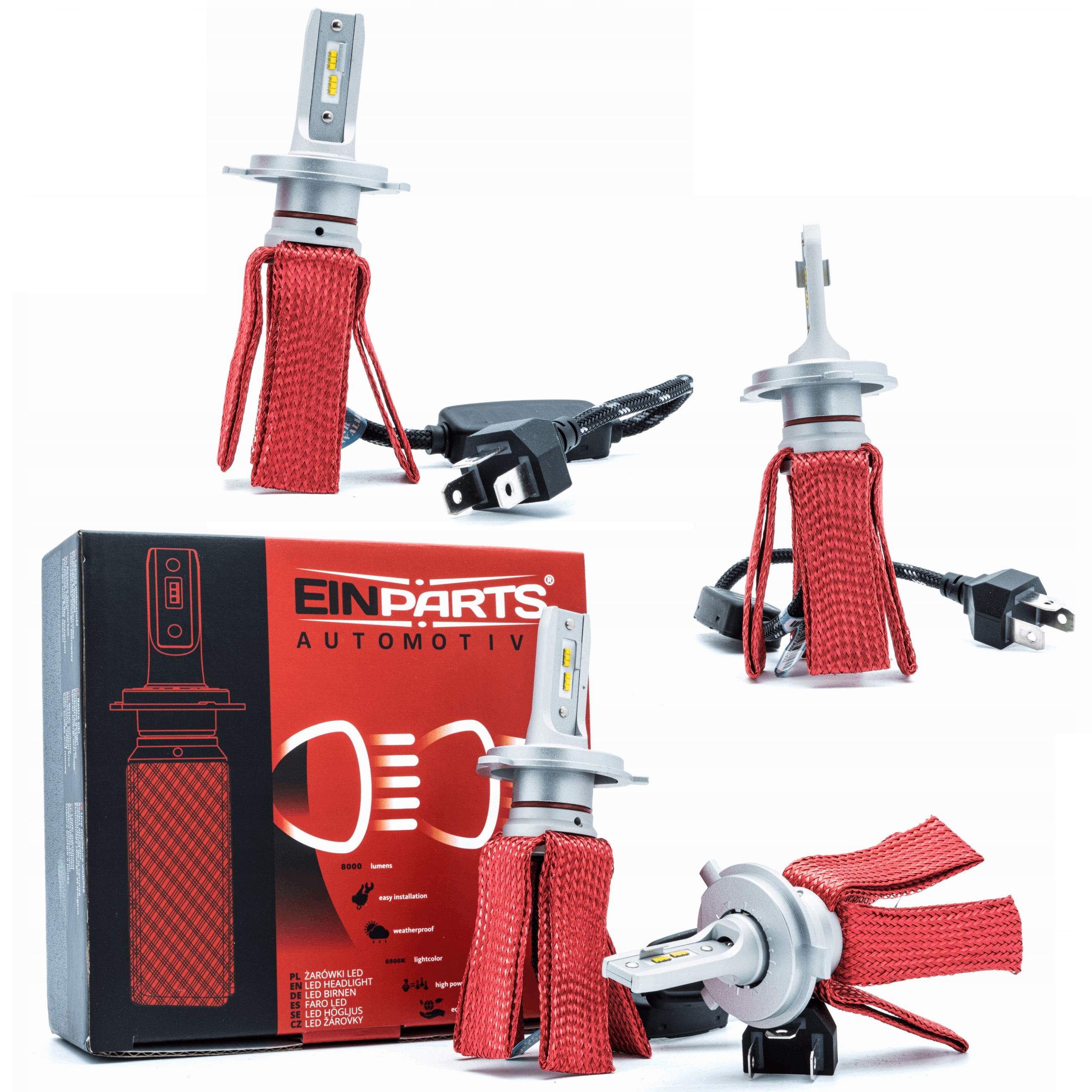 Žiarovky H4 Led 4300K Can Bus Octopus Malé Einparts