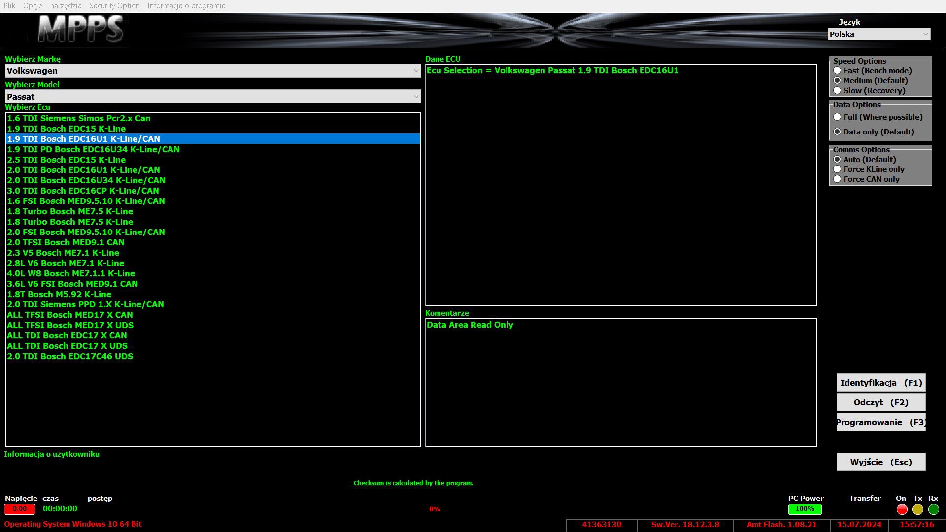MPPS V18 OBD2 interfész Chiptuning ECU DVD USB LENGYEL EAN (GTIN) 5908258867923