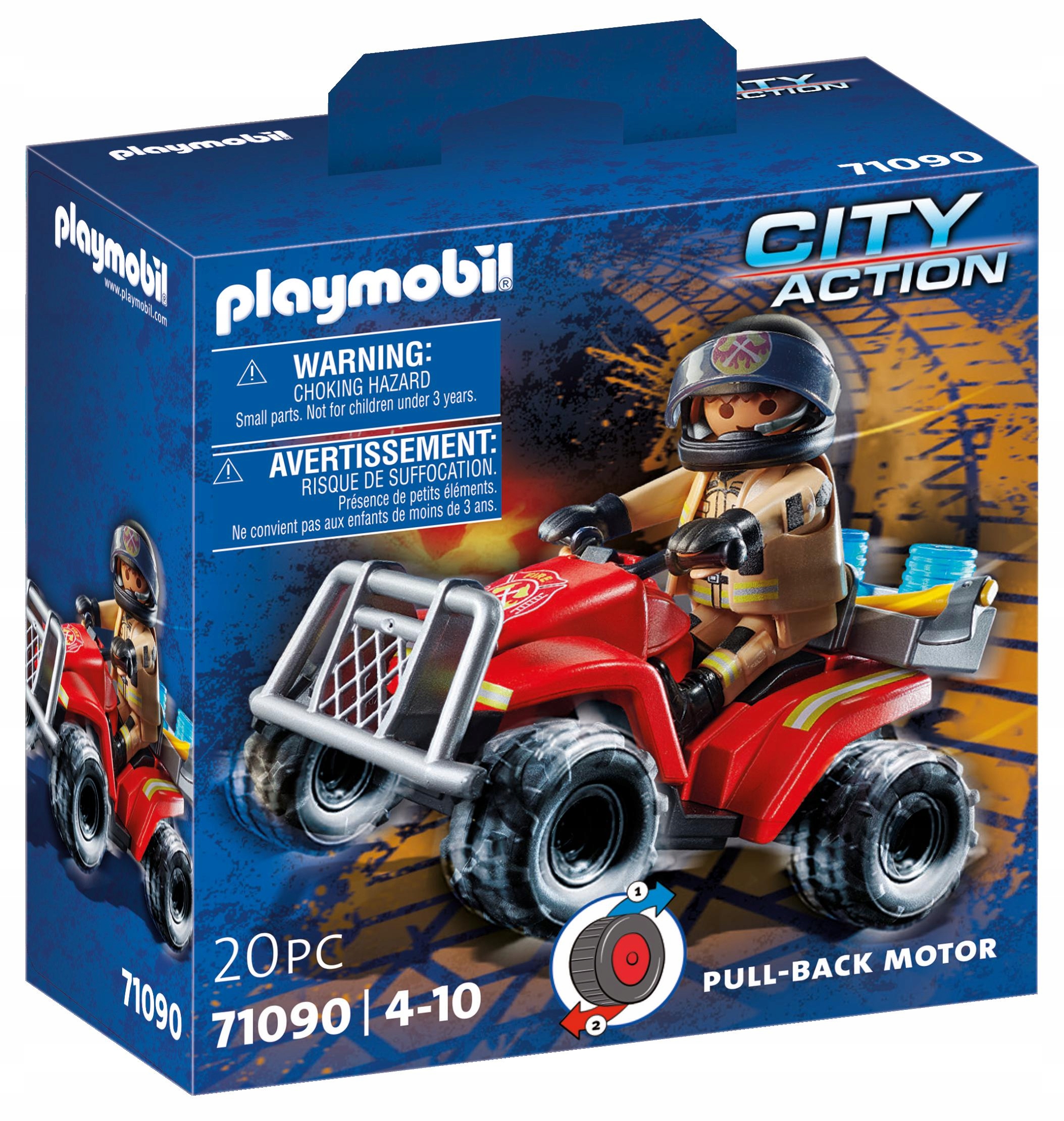 

Playmobil 71090 Pożarniczy Speed Quad 4+