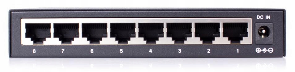 Switch Getfort SG-108 8x Gigabit Ethernet 16 Gb/s