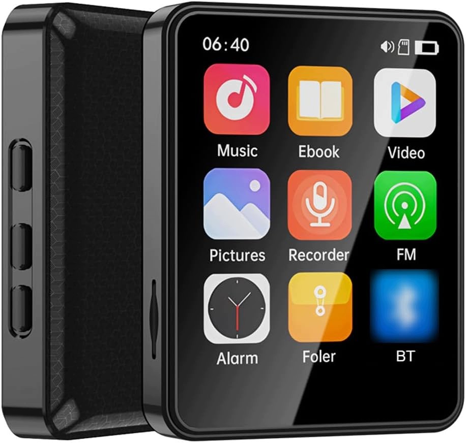 Sluchátka Hifi Přehrávač MP3 MP4 Bluetooth Rádio Fm Přenosné 32 Gb