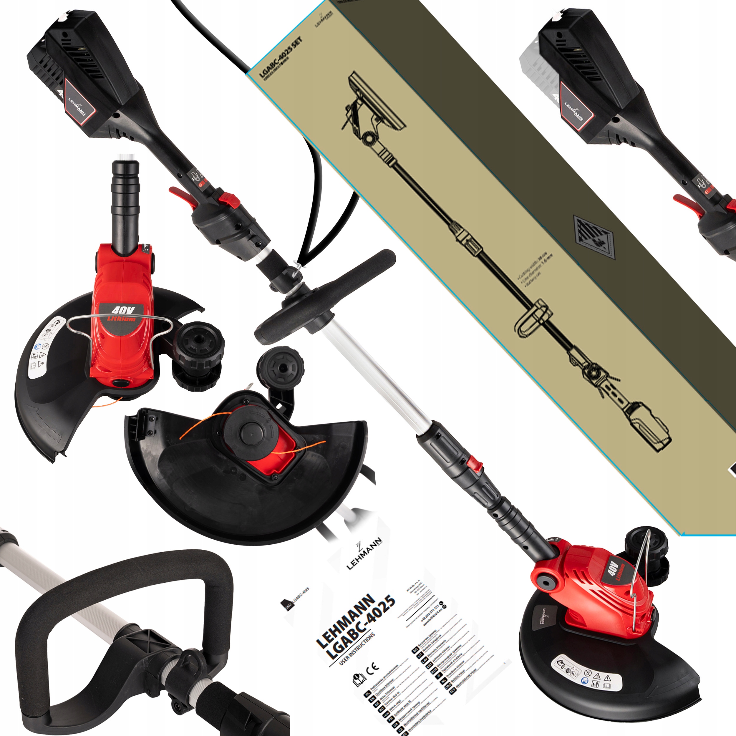 Aku Vyžínač Vyžínač Křovinořez Na Trávy Body Zahradní Vlasec