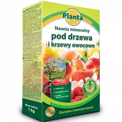 

Nawóz pod drzewa i krzewy owocowe 1kg Planta