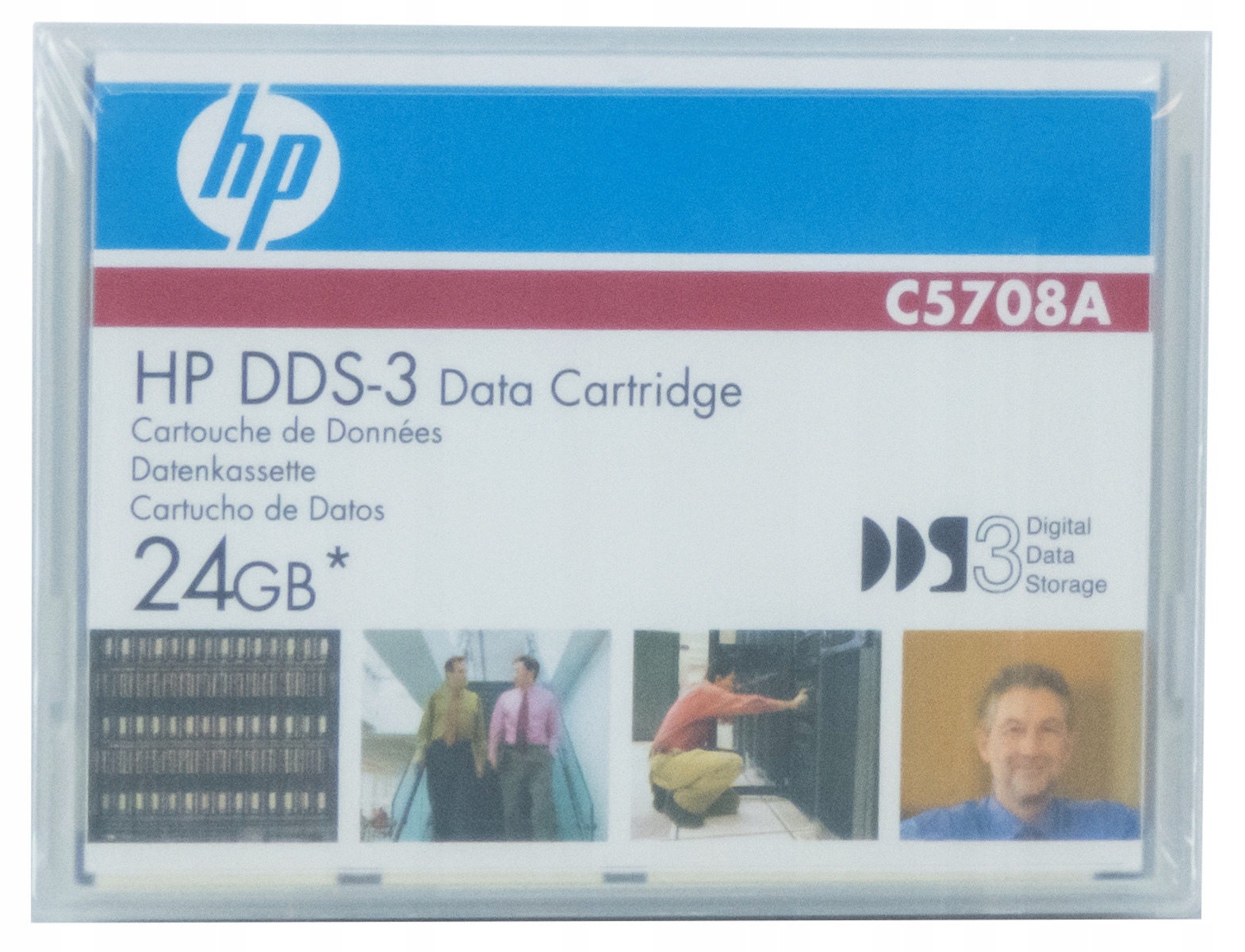 

Hp C5708A DDS3 12/24GB 125M/4MM 9164-0420