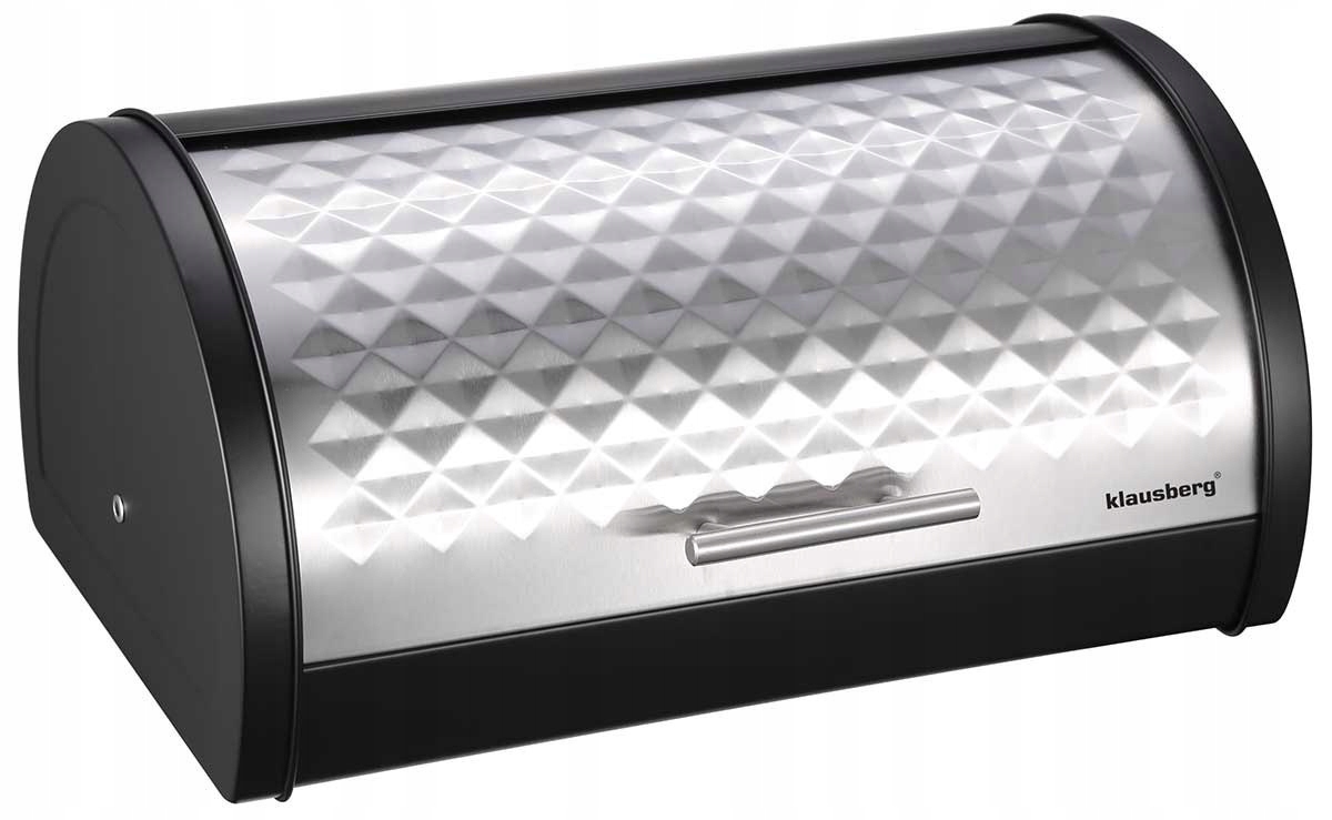 Ocelový Chlebník S Víkem Z Diamantu Klausberg KB-7454