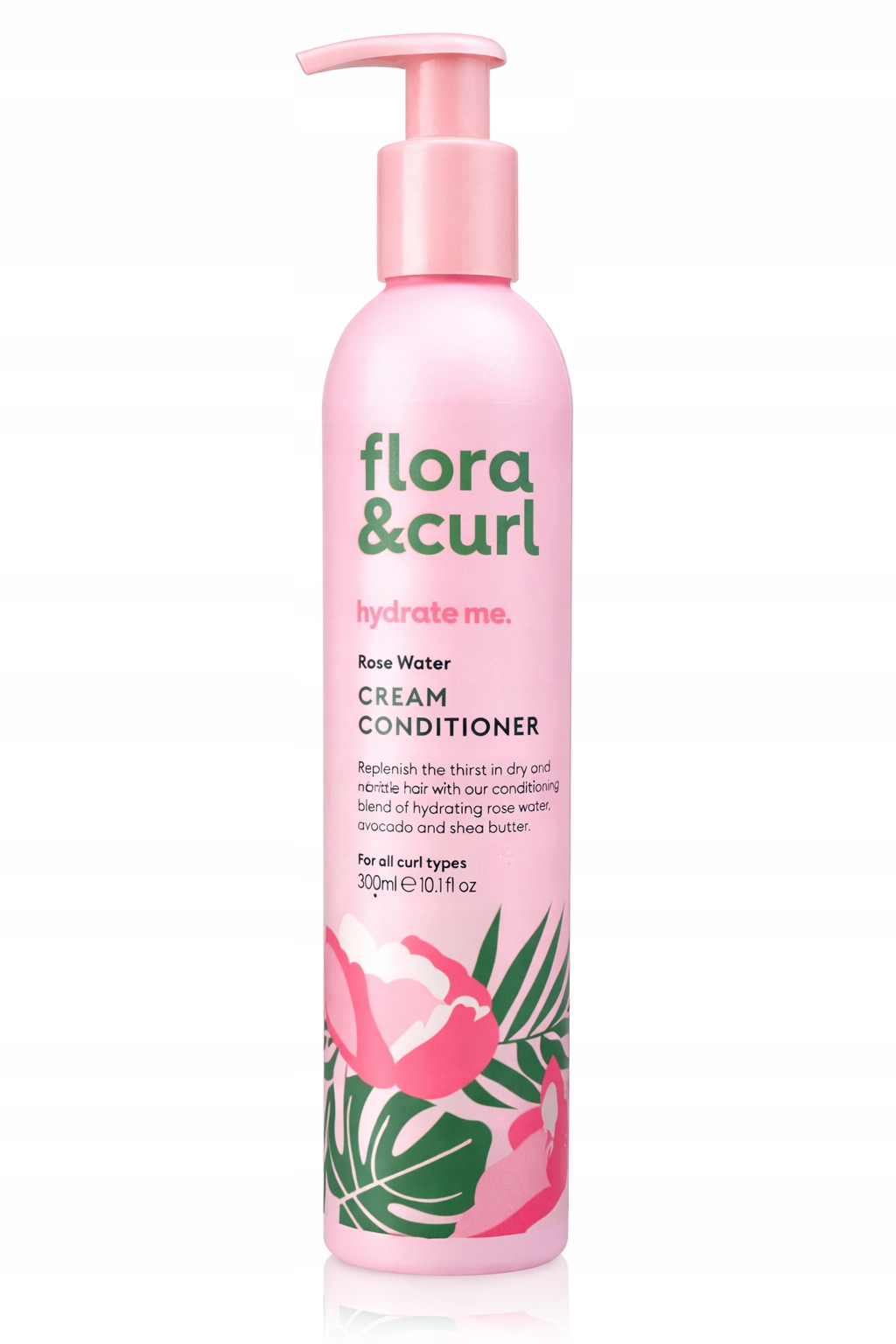 Flora & Curl Rose Water Cream Conditioner nawilżająca odżywka do loków300ml