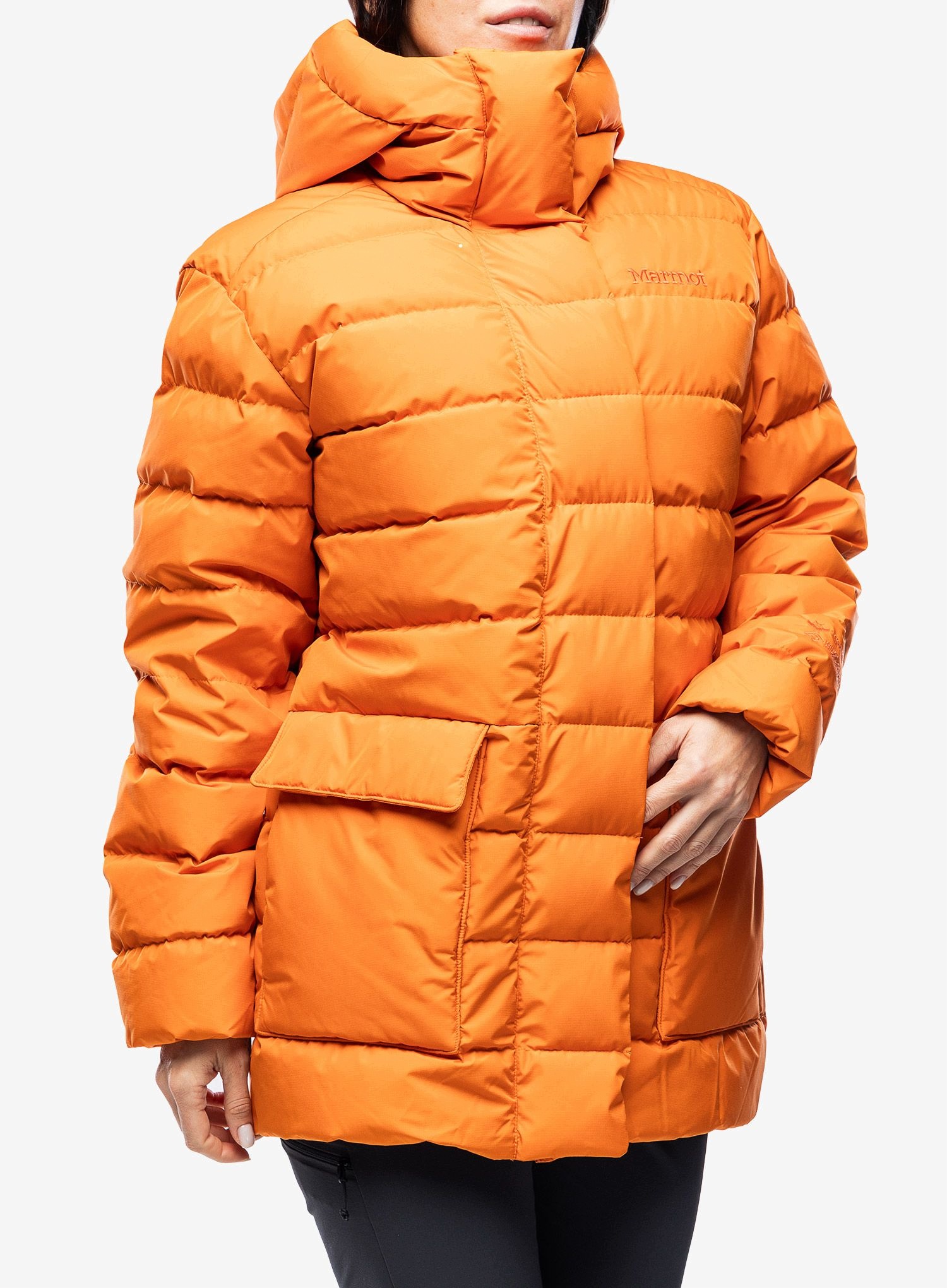 Płaszcz damski Marmot WarmCube Gore-tex Golden Mantle Jacket tangelo M