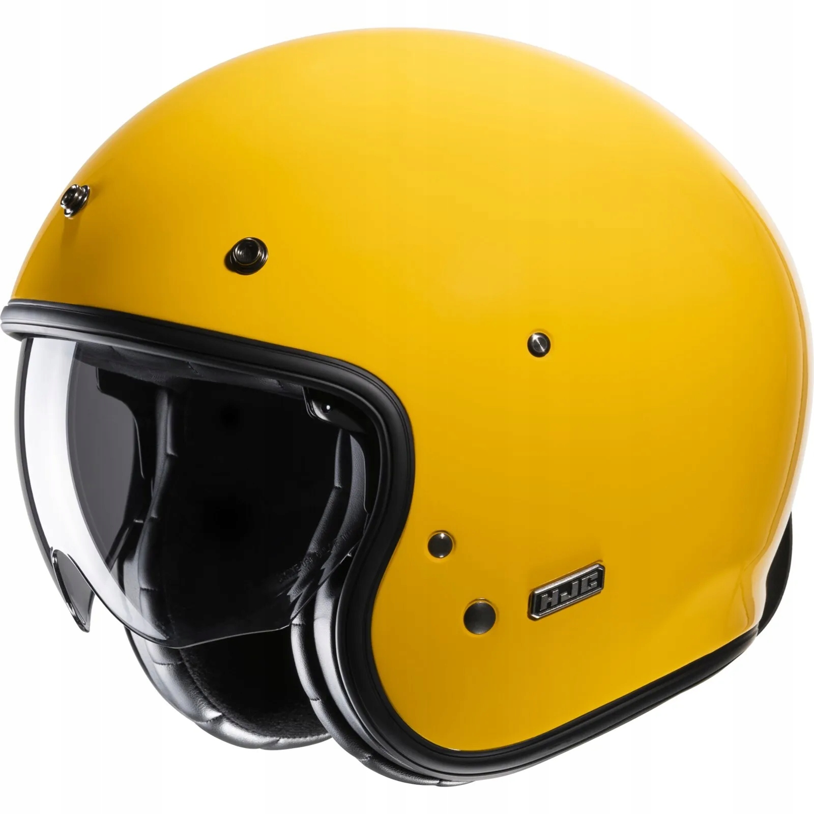 Otvorená Motocyklová Prilba Jett Hjc V31 Deep Yellow Žltá