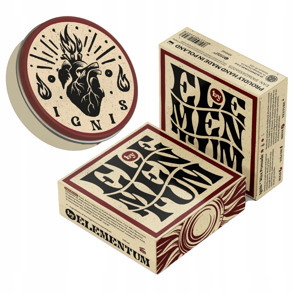 Vosk na vlasy By Elementum Ignis Wax Pomade 100 ml