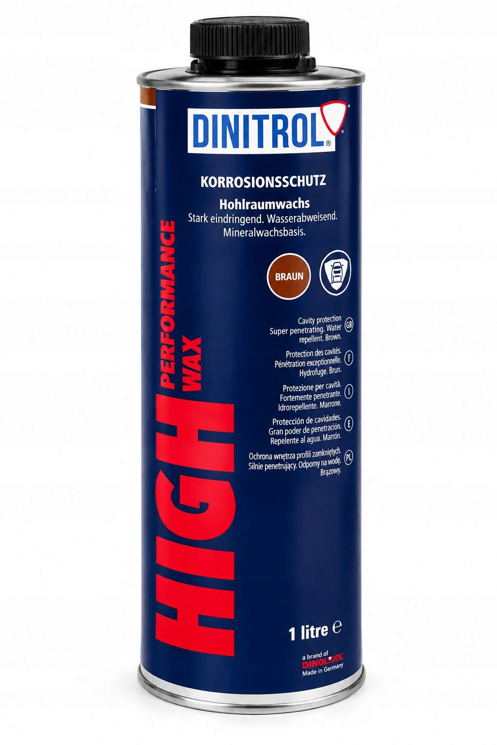 Środek antykorozyjny Dinitrol High Performance Wax 1000 ml brązowy wosk