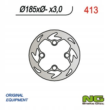 Ng Brzdová Kotúčka Predná Gas Gas 125/200/250 Txt (185x-x3)
