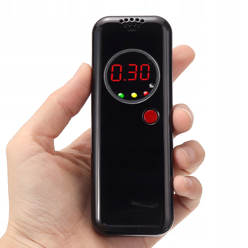 TESTER ALKOHOLU ALKOMAT WRAŻLIWY LCD Z 12 USTNIKAM Marka Bedee