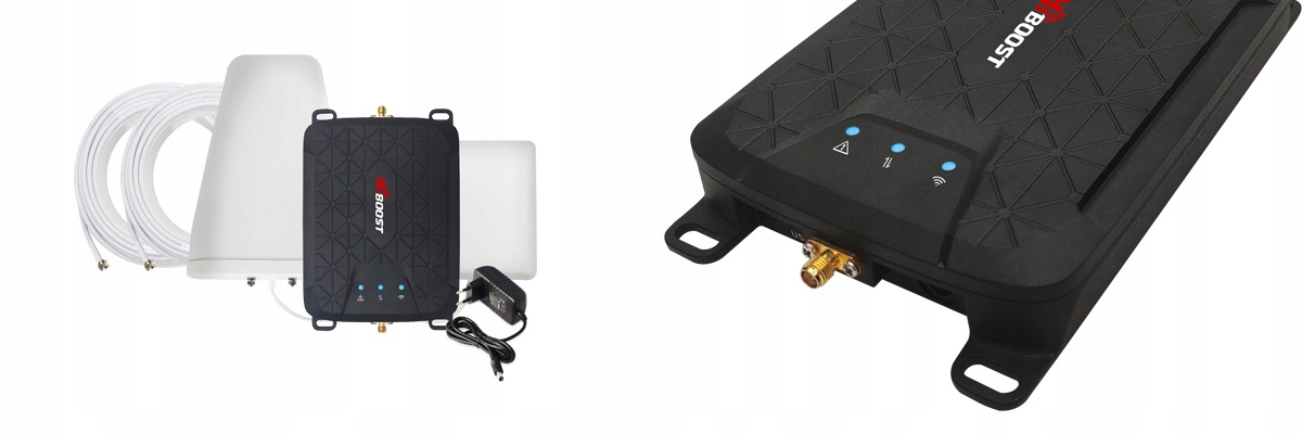 Zestaw Repeater GSM/3G/4G HiBoost Hi10-5S 5 pasm Zysk - uplink 10 dB