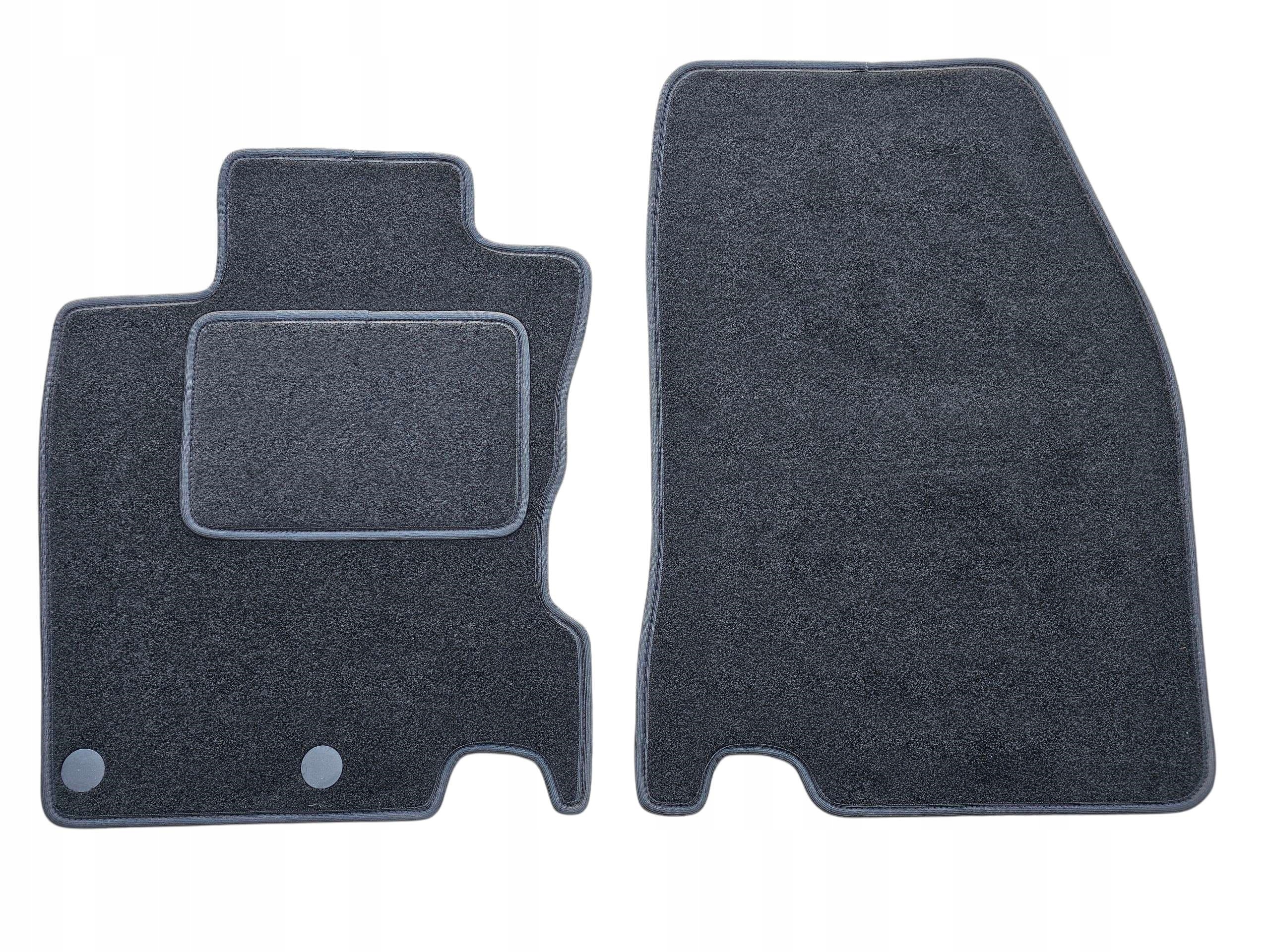 Dywaniki Welurowe Samochodowe Przód Nissan Qashqai II 2013-2021 stopery