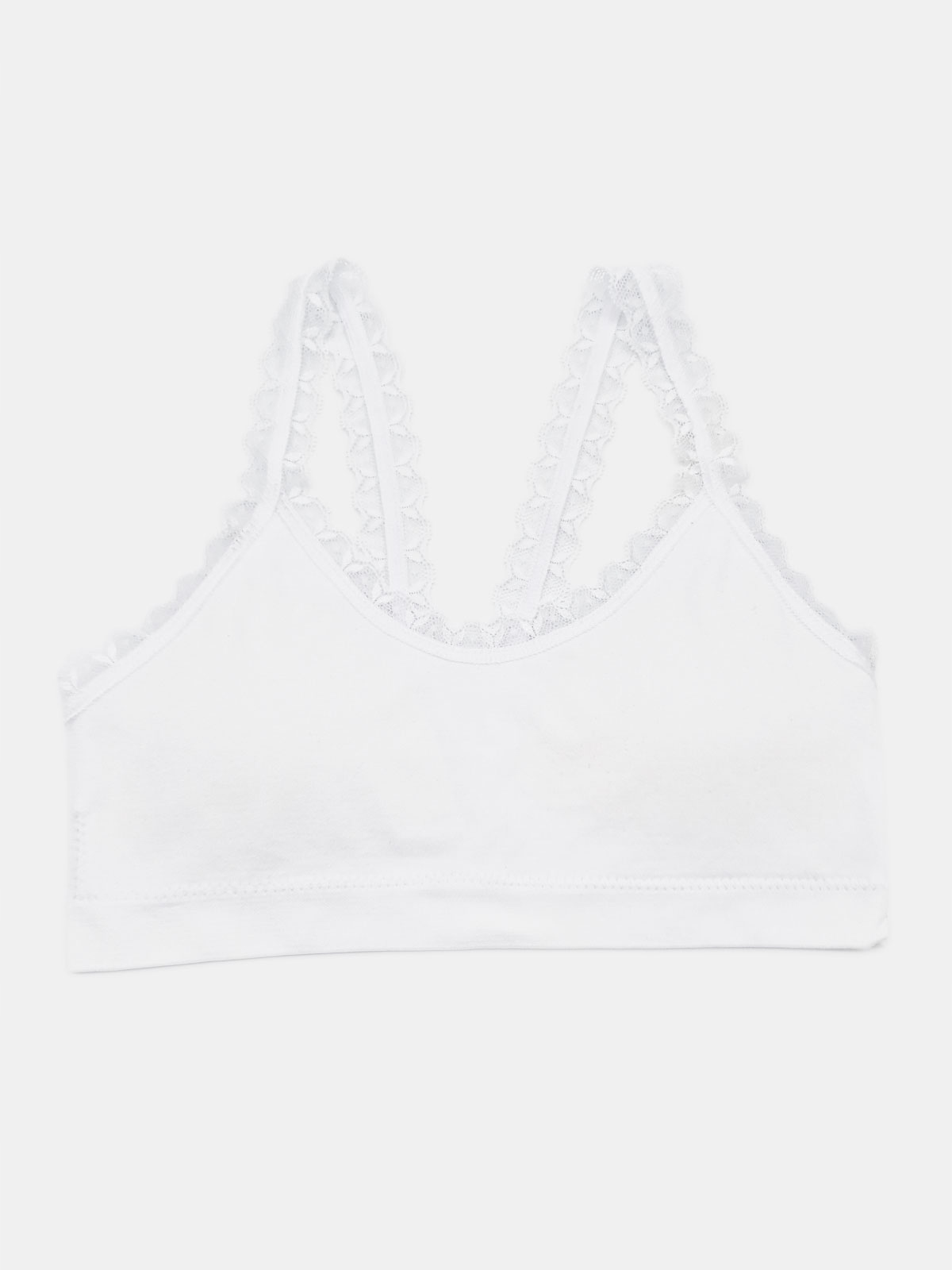 

Biustonosz Stanik Top Dziewczęcy biały 8-10 lat