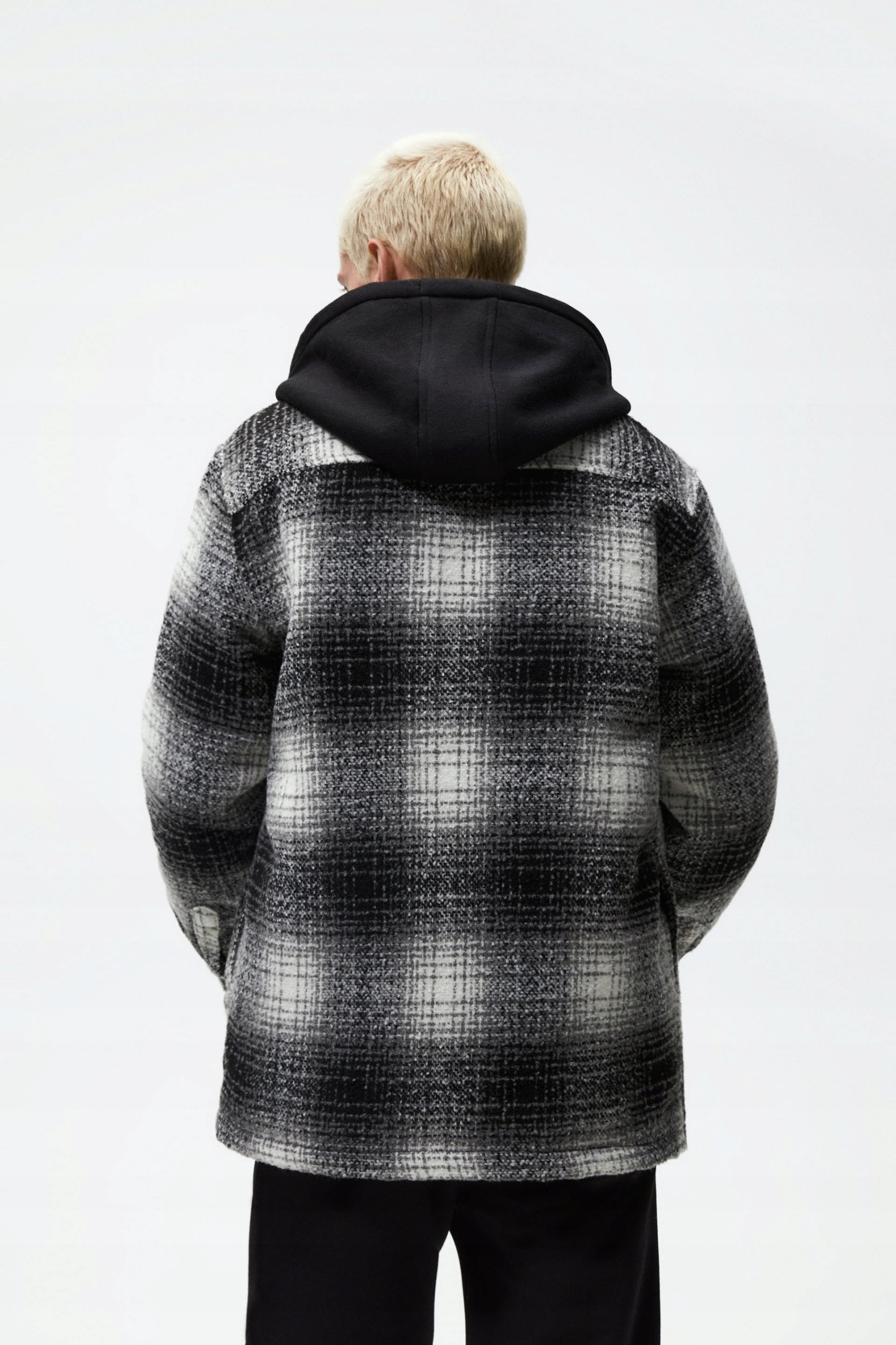 KURTKA Z KAPTUREM PŁASZCZ ZARA OCIEPLANY XL Kaptur z kapturem