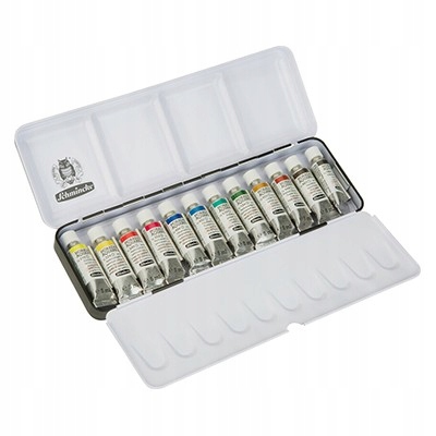 Akvarely v tubách Horadam, kovové pouzdro, 12 x 5 ml